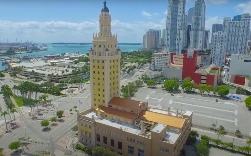 Miami skyline views from Miami Magic City Cruises